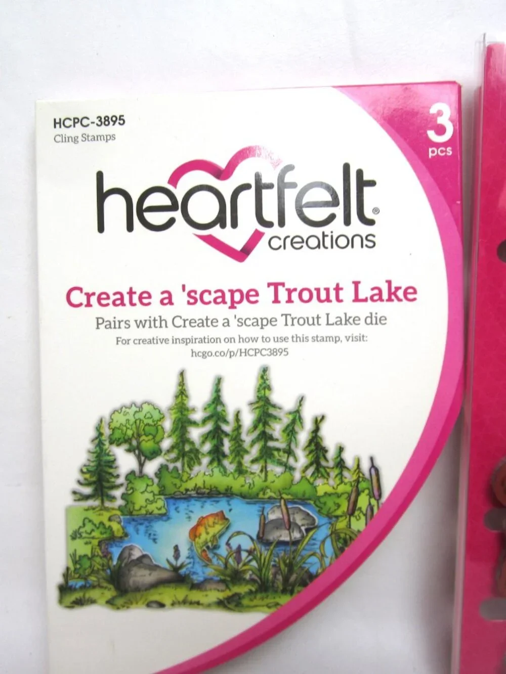 Heartfelt Creations Create a 'Scape Trout Lake Landscape Nature NEW